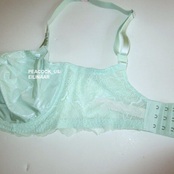 38DD Victoria Secret Dream Angels Unlined Push Up w/o Padding Bra shimmer mint - Picture 6 of 7